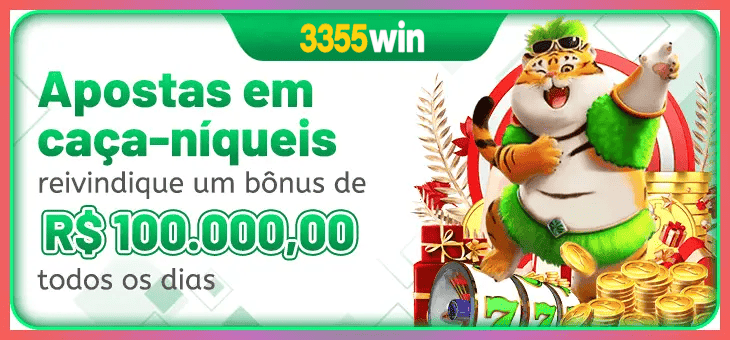 3355WIN cadastro — verificação de conta e PIX no caixa